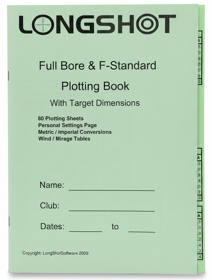 LONGSHOT Full Bore & F Standard Plotting Book