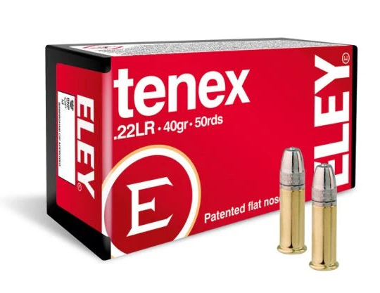 ELEY tenex .22 Rimfire Long Rifle Ammunition - (50)