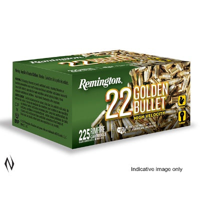 REMINGTON 22LR 36gr HV HP Golden Bullet (225)