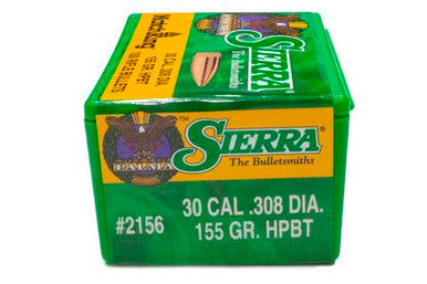 Sierra 30 Cal 155g #2156 HPBT PALMA® MatchKing (100)