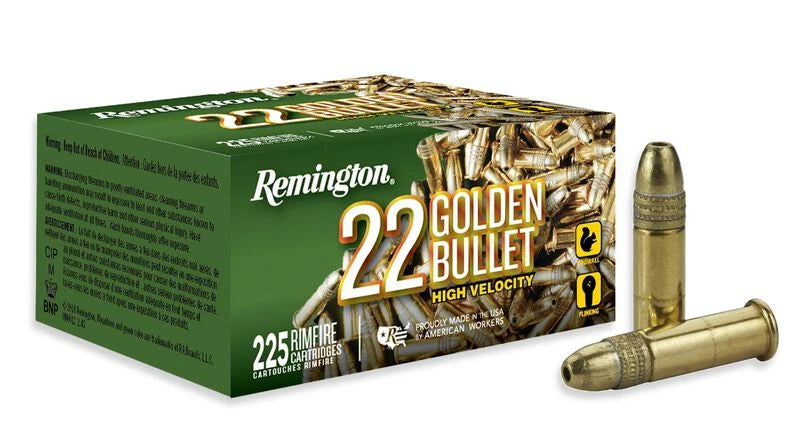 REMINGTON 22LR 36gr HV HP Golden Bullet (225)