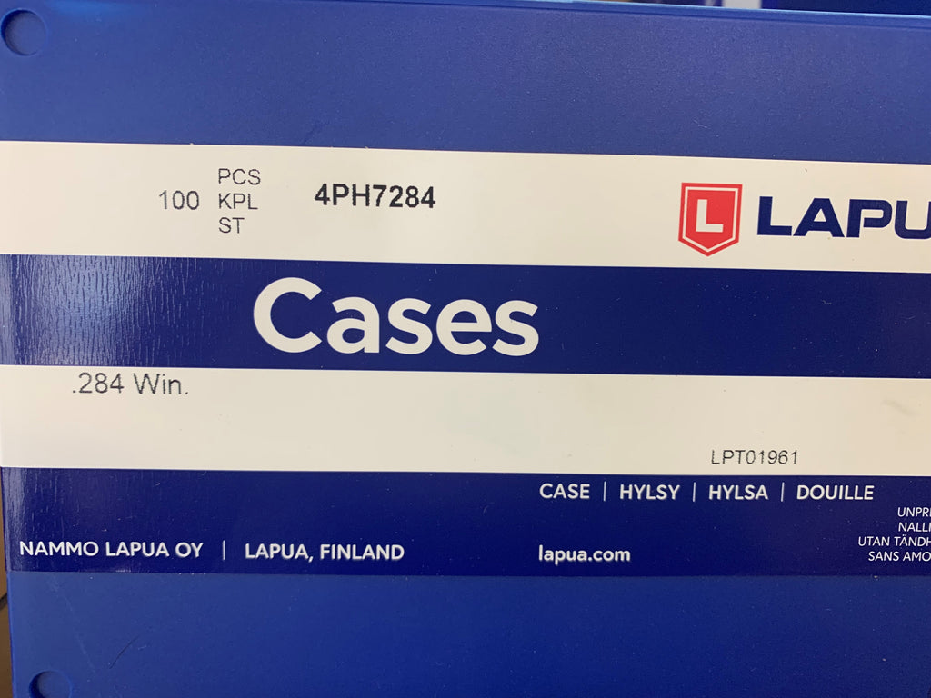LAPUA CASES .284 WINCHESTER