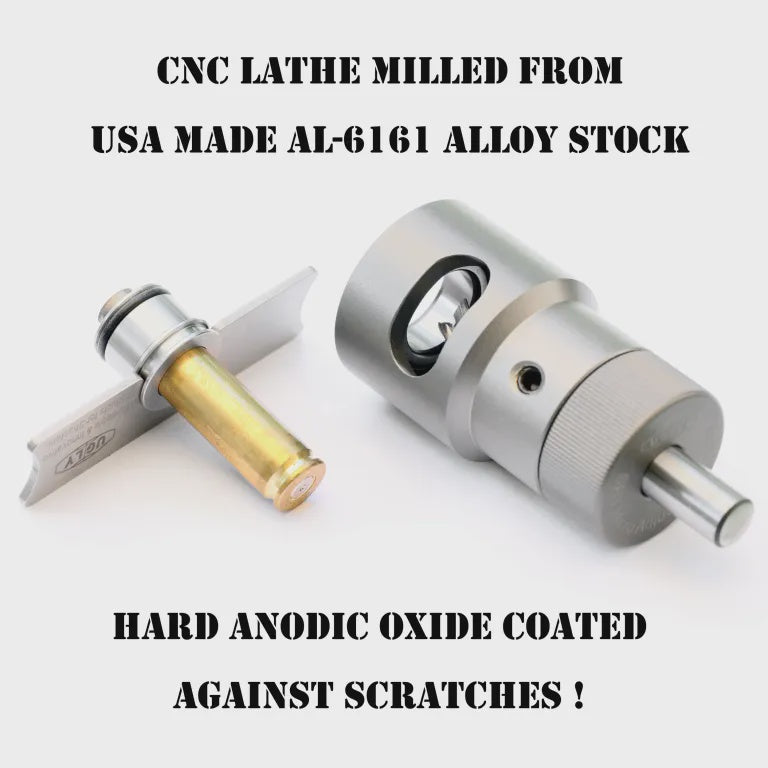 The Ugly Shoulder Referenced Brass Case Trimmer - Gen 2