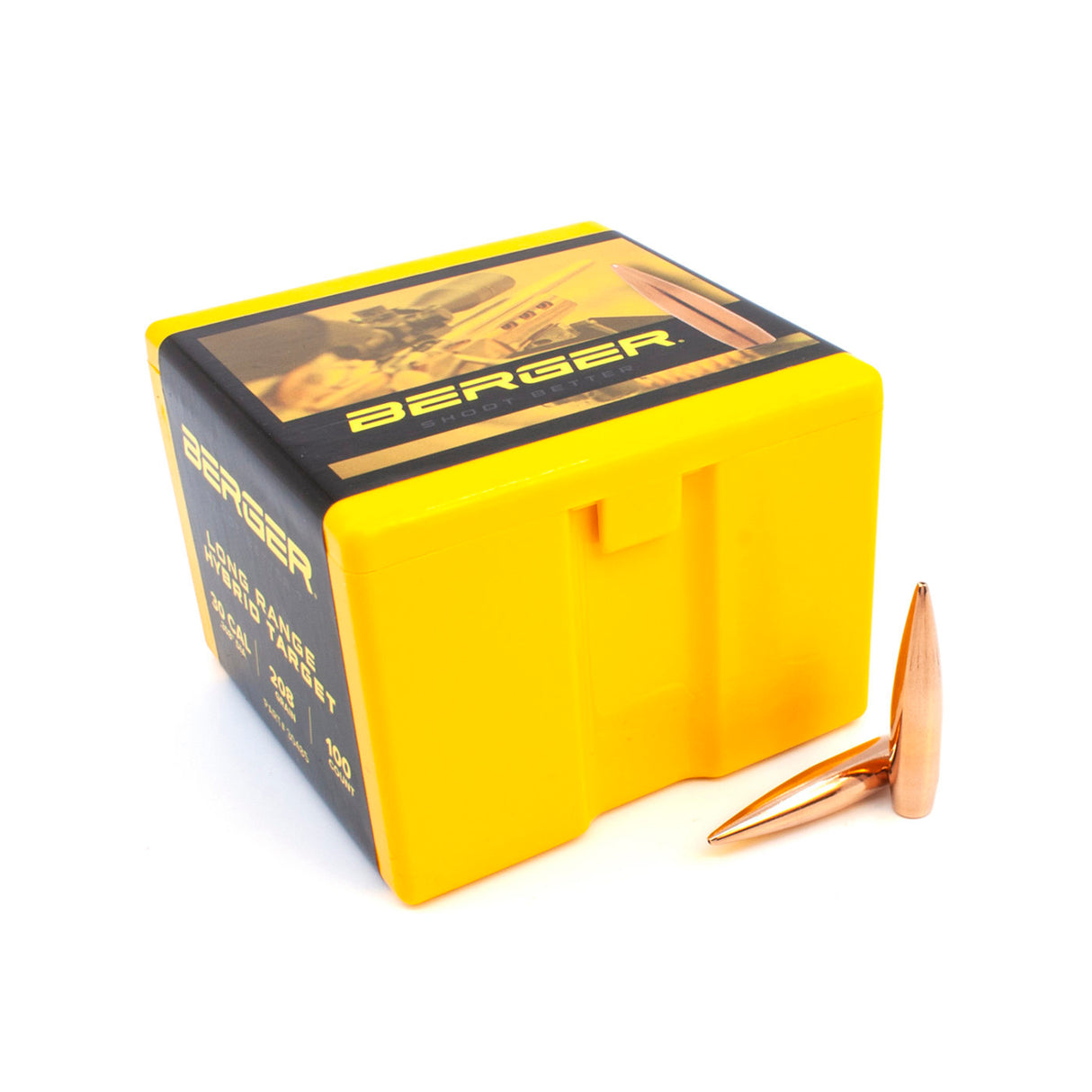 Berger .30 Cal 208gr LR Hybrid - 100