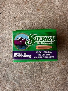 Sierra 30 Cal 195g TMK Match #7795 (100)