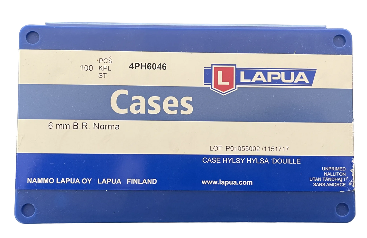 Lapua Cases 6 mm B.R Norma