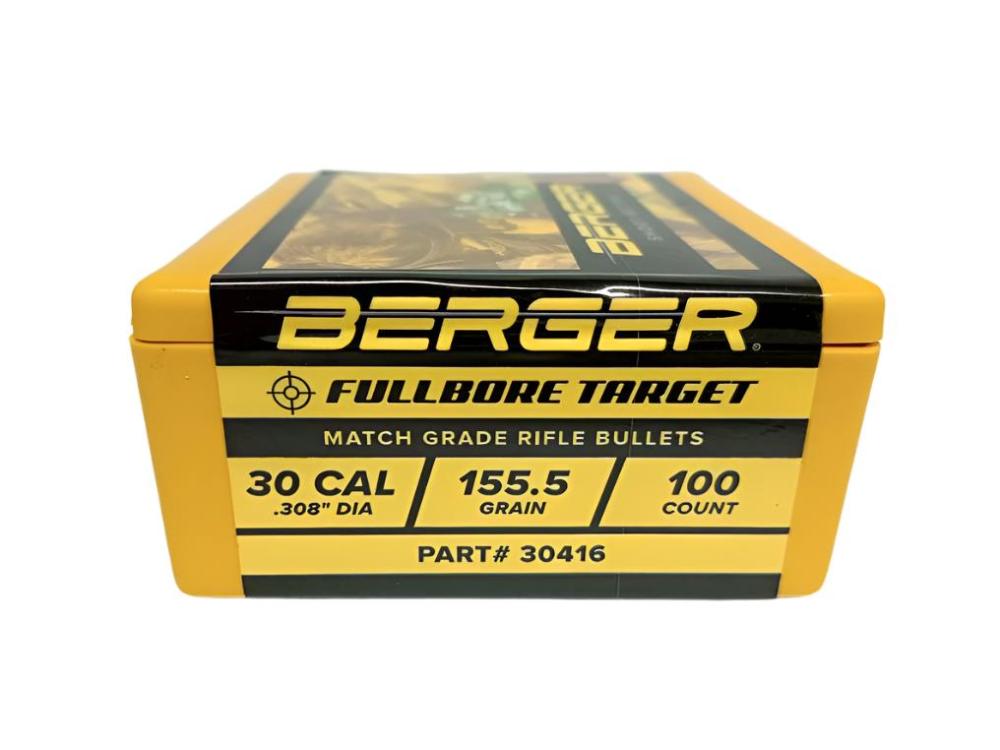 Berger .30 Cal 155.5g Fullbore Target Rifle - 100
