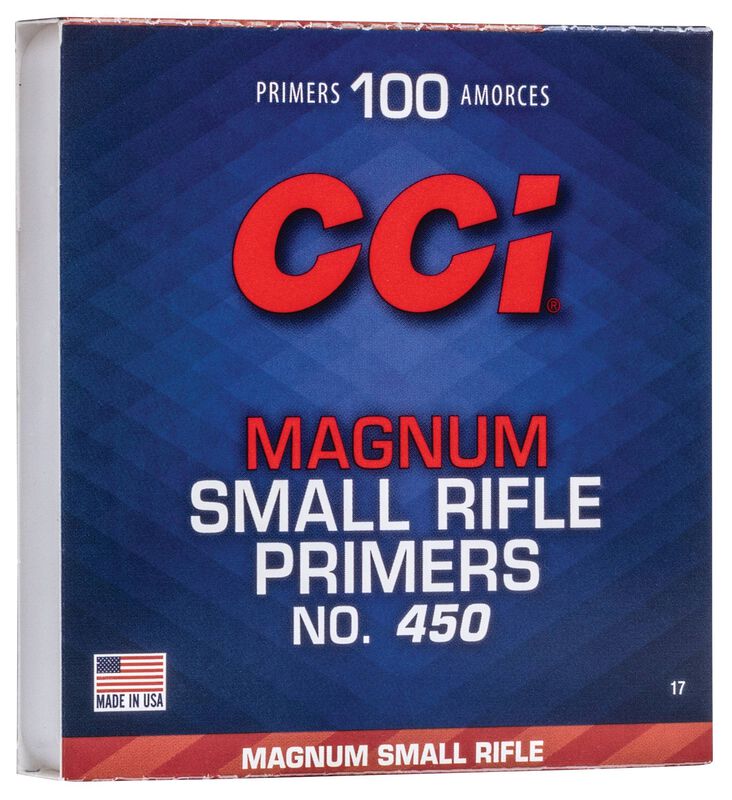 CCI Small Rifle Primers Magnum #450 (100)