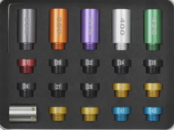 Bullet Comparator Set by Derraco