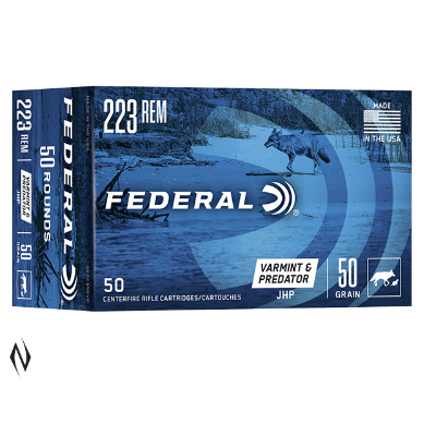 FEDERAL .223 50g JHP AE Varmint - 50