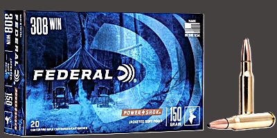 FEDERAL .308 WIN 150g SP Power Shok - 20