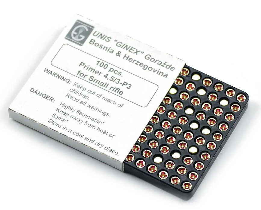 GINEX Small Rifle Primers (1000)