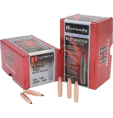 Hornady ELD-M 6.5mm 140g - (100)