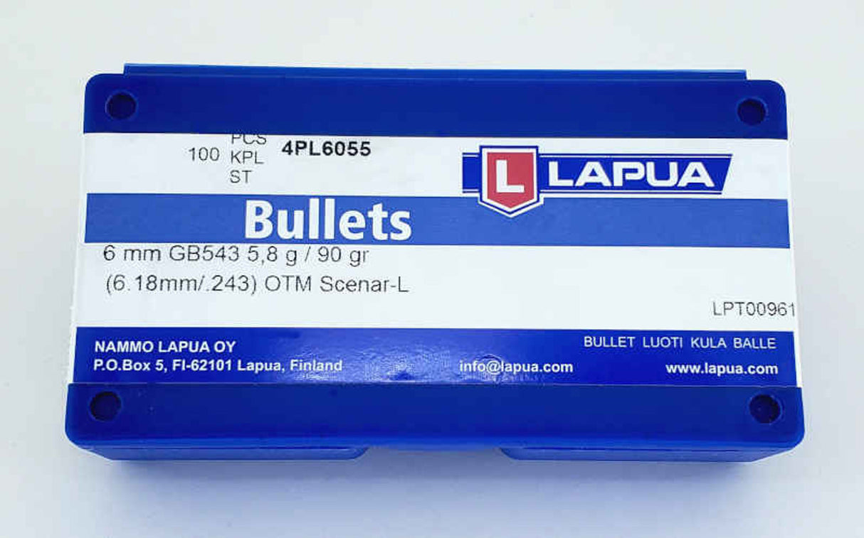 Lapua Scenar- L Projectiles 6mm/90Gr