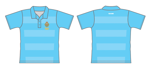 NSWRA Kings’ Series Commemorative Mens Polo with Logo - Sky Blue