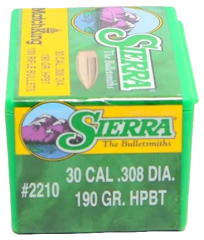 Sierra .30 Cal - 190g HPBT MatchKing(100) Special - Limited Time Only