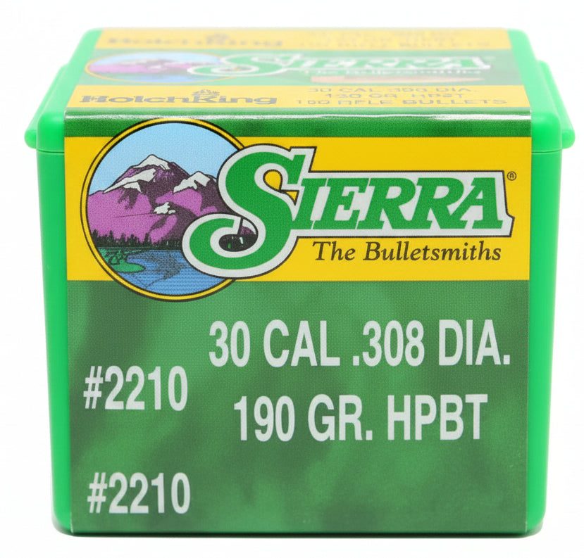 Sierra 30 Cal 190g HPBT Match King (1000)