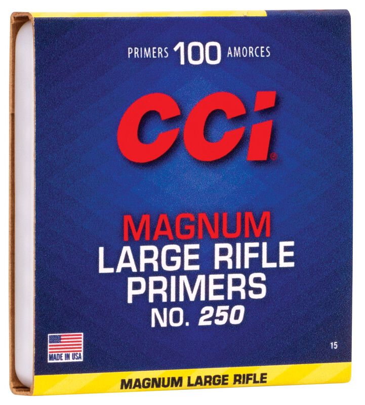 CCI Large Rifle Primers Magnum #250 (100)