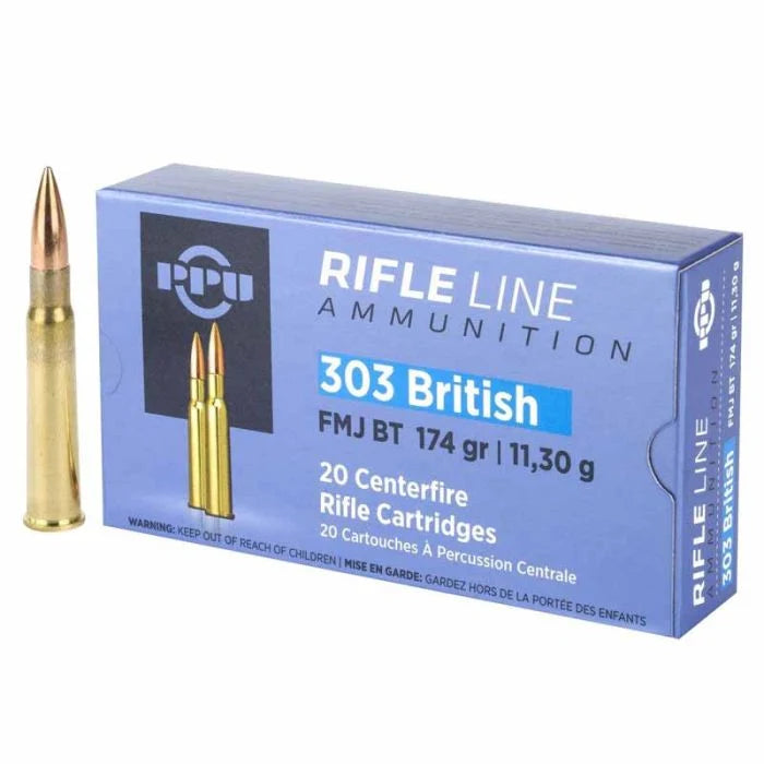 PPU .303 British I74g F.M.J B.T (20)
