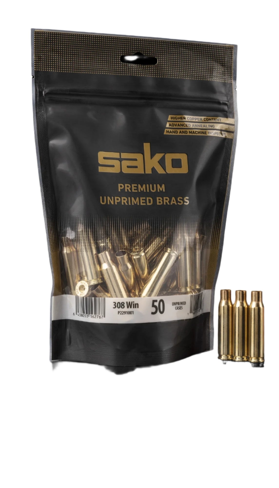 Sako .308 Win Brass Cases SRP (50)