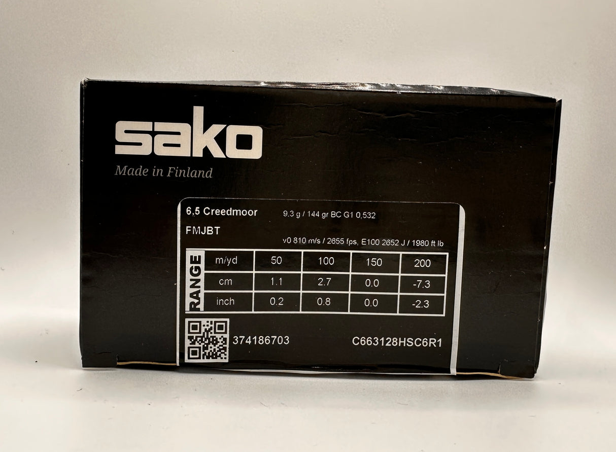 Sako FMJ Speedhead 6.5 Creedmoor 144g (50)