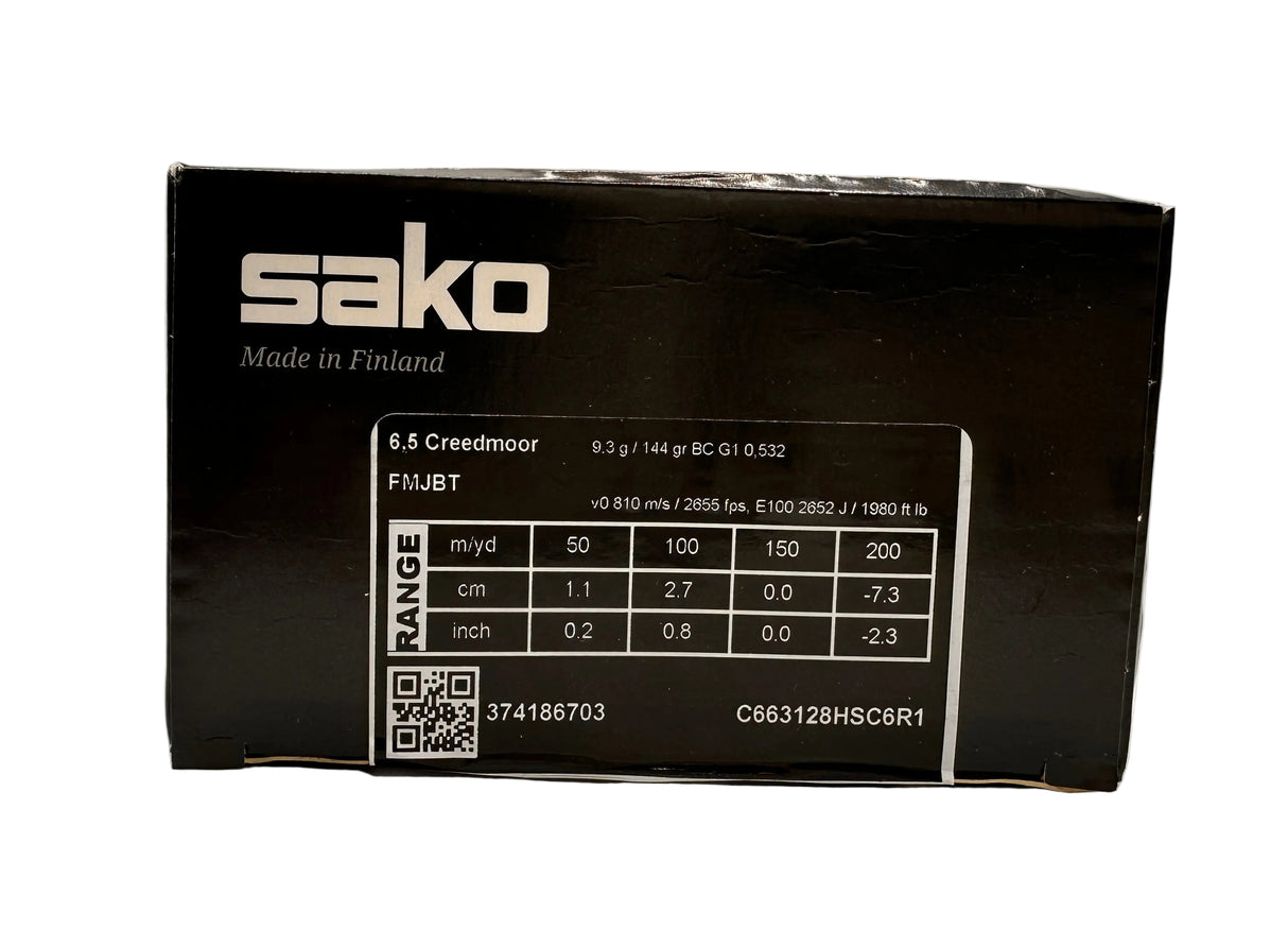 Sako FMJ Speedhead 6.5 Creedmoor 144g (50)