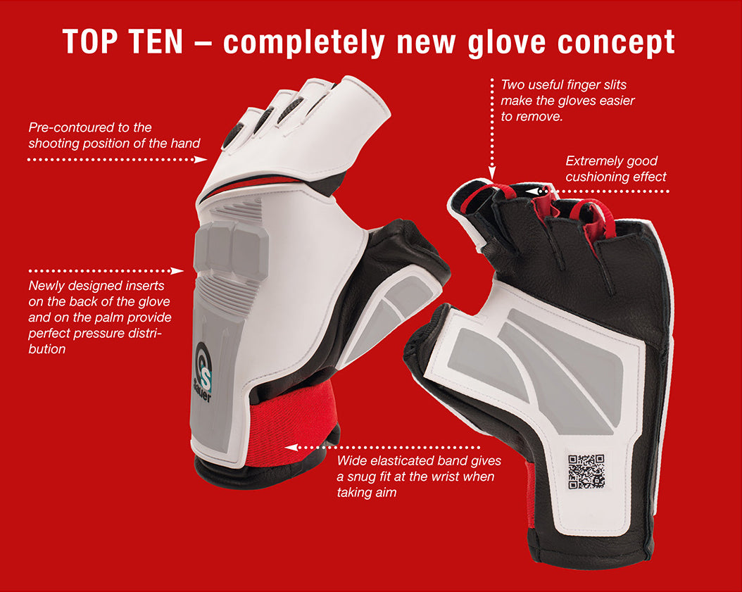 Sauer Top Ten Target Shooting Glove LH (XXL)