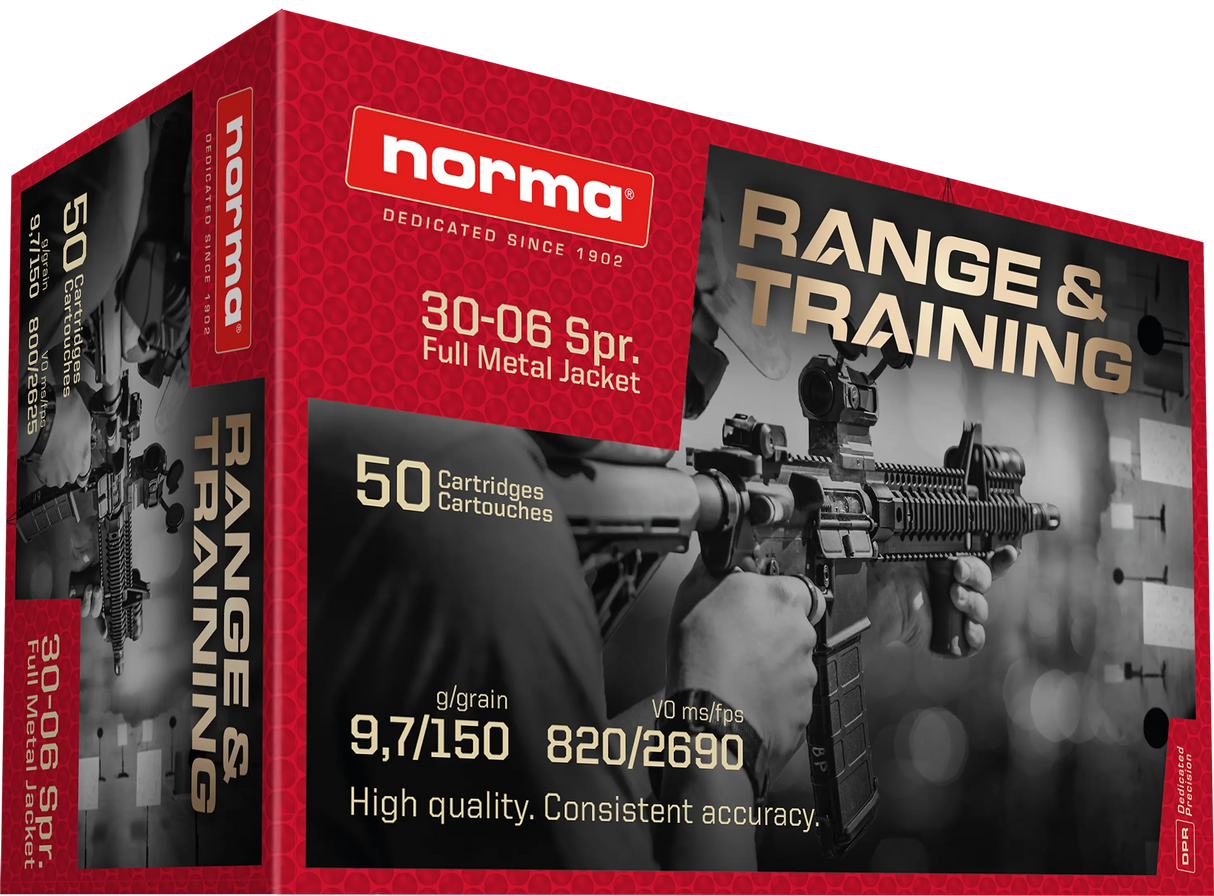 Norma 30-06 150gr FMJ Range and Training (50)