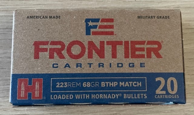 FRONTIER 223 REM 68 GR BTHP MATCH AMMUNITION 20 Pack