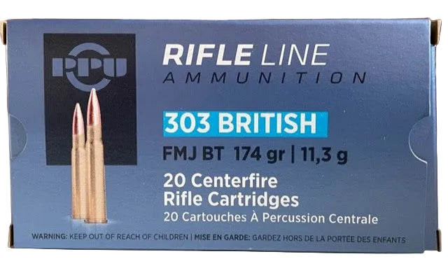 PPU .303 British I74g F.M.J B.T
