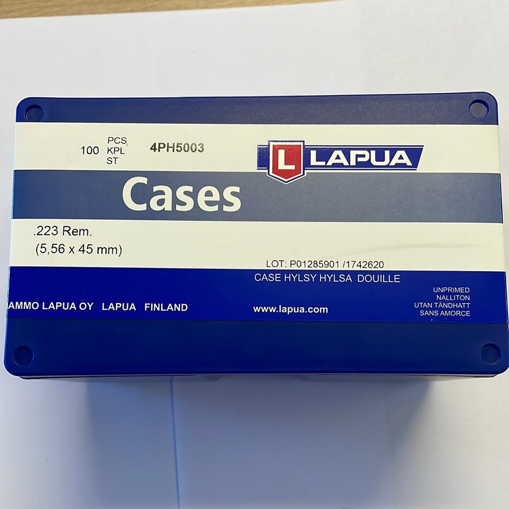 LAPUA CASES - .223 4PH5003 Box of 100