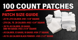 Pro-Shot Rifle Cleaning patches - .22 -270 - 100 count