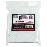 Pro-Shot 6mm-7mm Square Patches 1.3/8" 1000 Pack