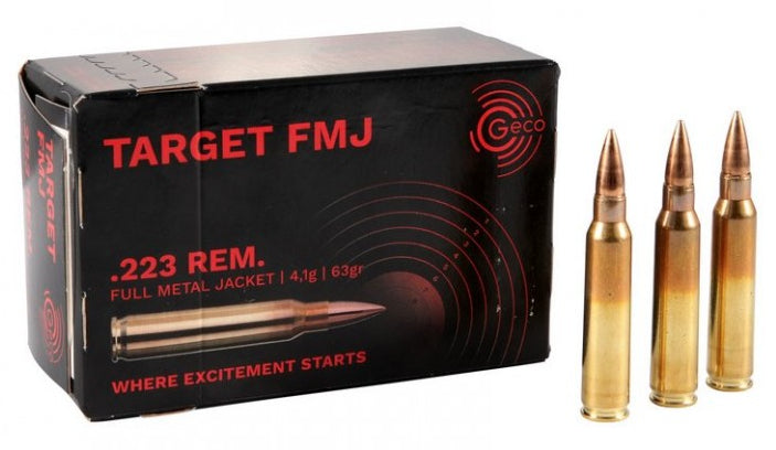 Geco .223 Rem 63gr Target FMJ (50)