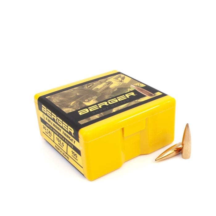 Berger 30 Cal 155.5g Fullbore Target Rifle (500)