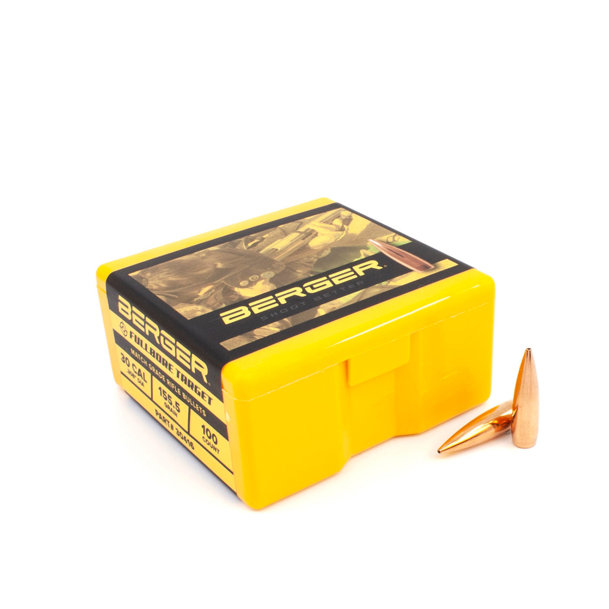Berger 30 Cal 155.5g Fullbore Target Rifle (100)