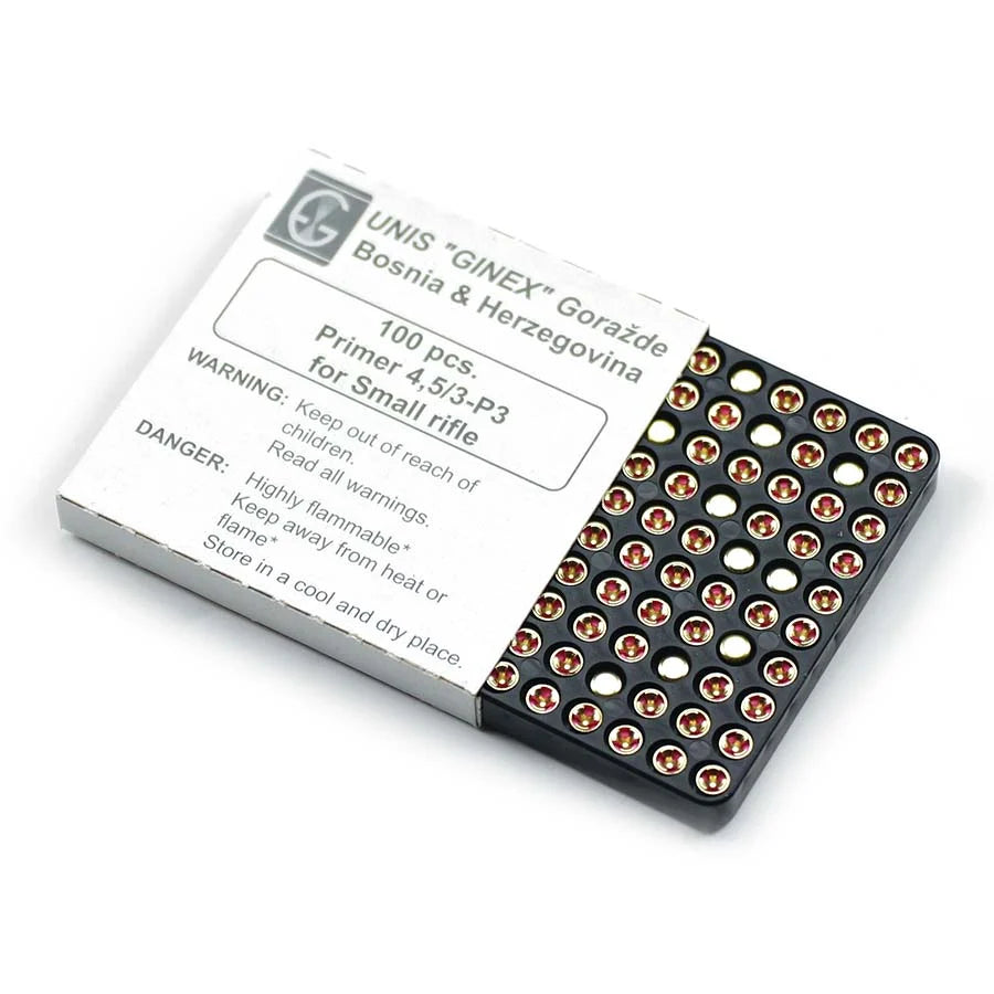 GINEX Small Rifle Primers (100)