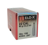 Hornady ELD-M 224 cal 80g (100)