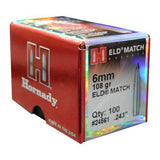 Hornady ELD-M 6mm 108g (100)