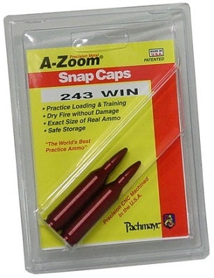 A-Zoom 243 Win  Snap Caps - 2 Pack