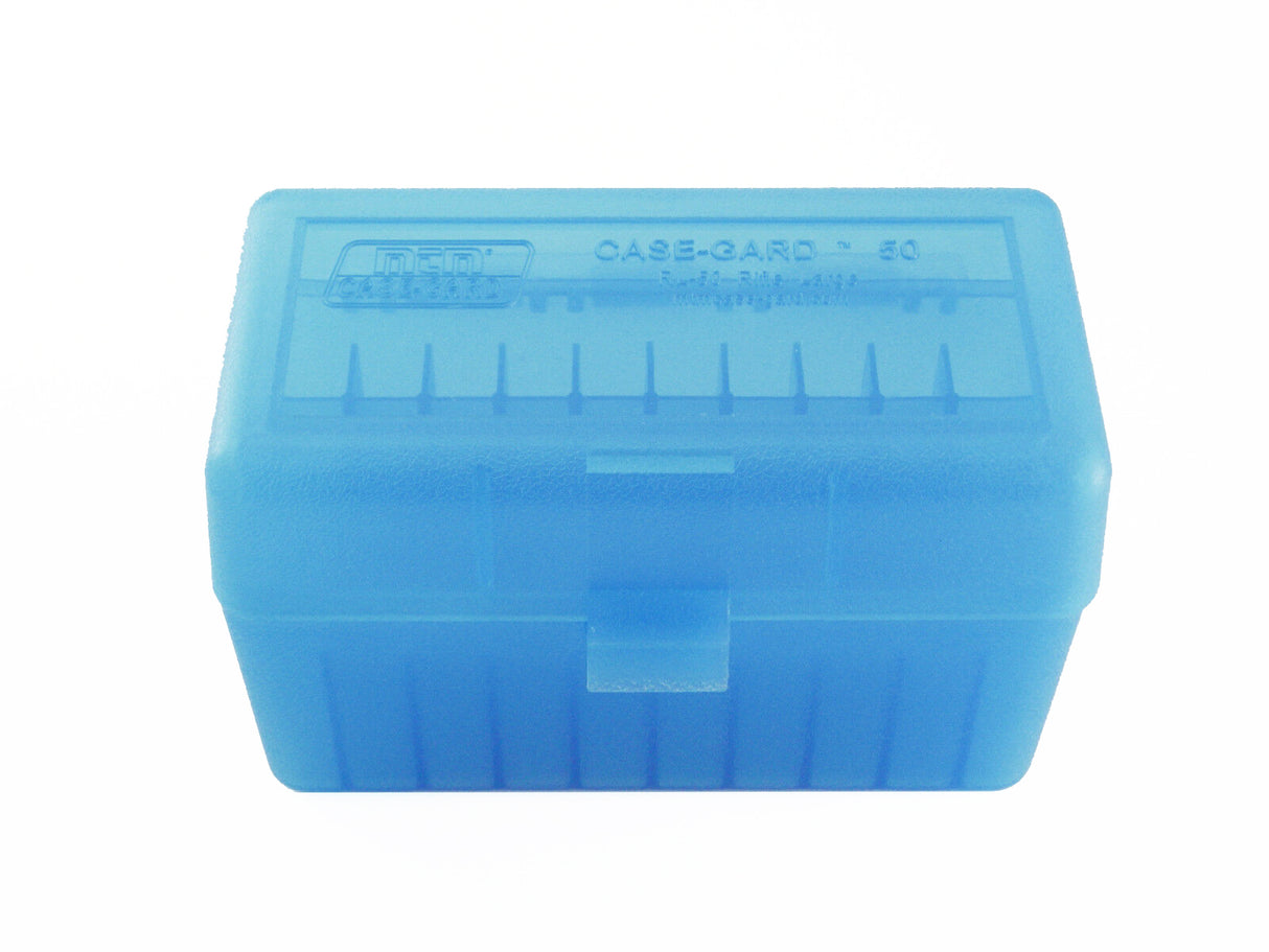 MTM AMMO BOX RL50 CLEAR Blue