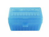 MTM AMMO BOX RL50 CLEAR Blue