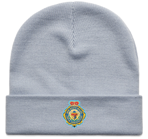 NSWRA Beanie with Logo - Cloud Grey