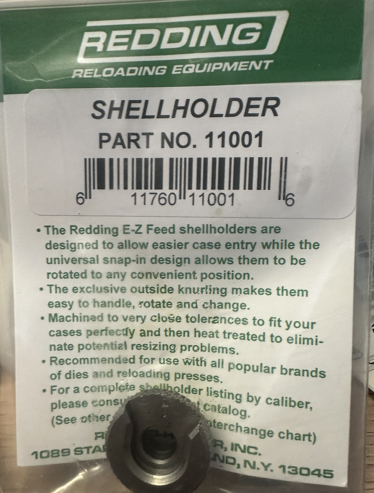 Redding #01 Shellholder 308, 30-06