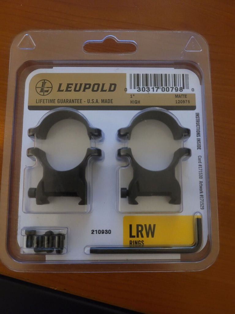 LEUPOLD LRW 30mm RINGS HIGH MATTE – NSWRA