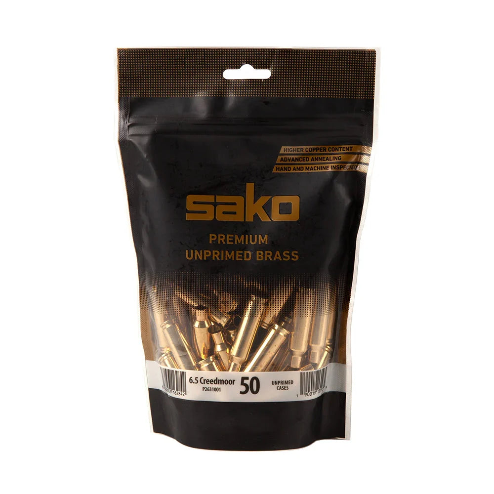 Sako 6.5 mm Creedmoor Brass Cases LRP  - 50