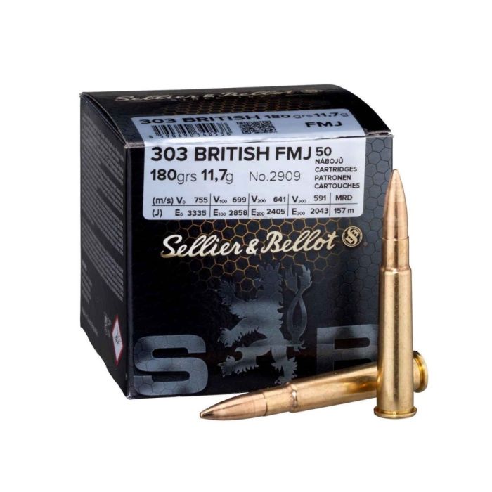 Sellier & Bellot .303 British 180Gr FMJ (50)