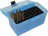 MTM H50-RM-24 50 RND HANDLED AMMO BOX BLUE