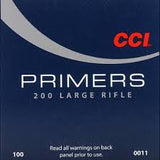 CCI Large Rifle Primers #200 (1000)